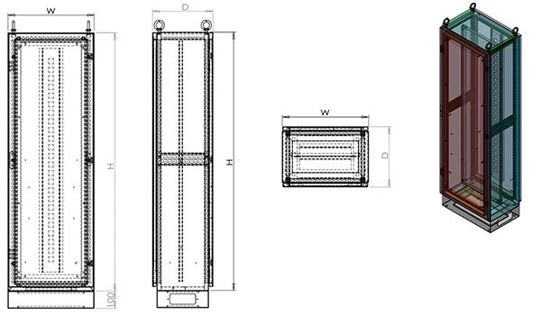 Шкаф управления (Цельная конструкция)